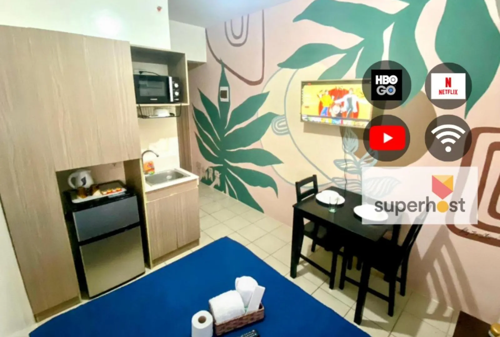 Studio In The Metro I Near Mrt I Wifi Manila Philippines